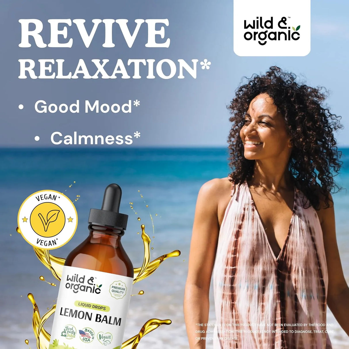 WILD & ORGANIC - Wild & Organic Lemon Balm Drops 4 Fl.Oz. - The Red Vitamin MX - Suplementos Alimenticios - {{ shop.shopifyCountryName }}