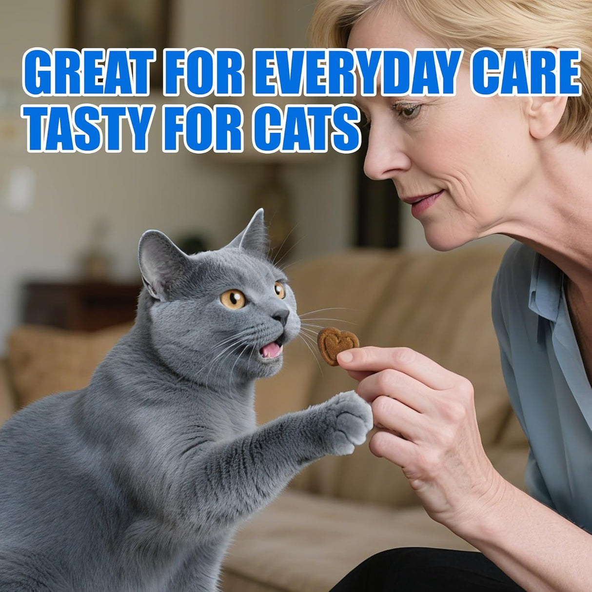 Just Try 300 Bites Calming Cat Treats for Relaxation 300 Masticables