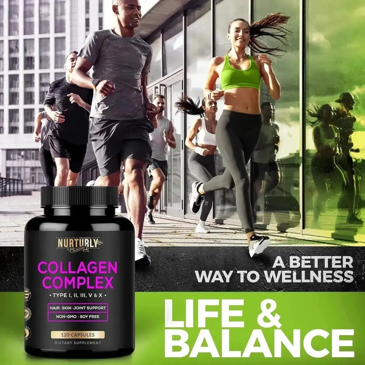 NURTURLY - NURTURLY Multi Collagen Peptides Powder 120 Capsulas - The Red Vitamin MX - Suplementos Alimenticios - {{ shop.shopifyCountryName }}