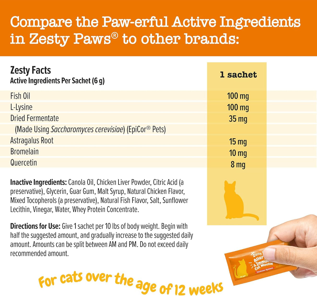 Zesty Paws Allergy & Immune Mousse Chicken 14 Paquetes