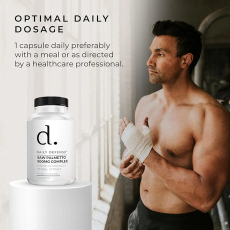 DAILY DEFENSE - Daily Defense Saw Palmetto Prostate Health 100 Capsulas - The Red Vitamin MX - Suplementos Alimenticios - {{ shop.shopifyCountryName }}