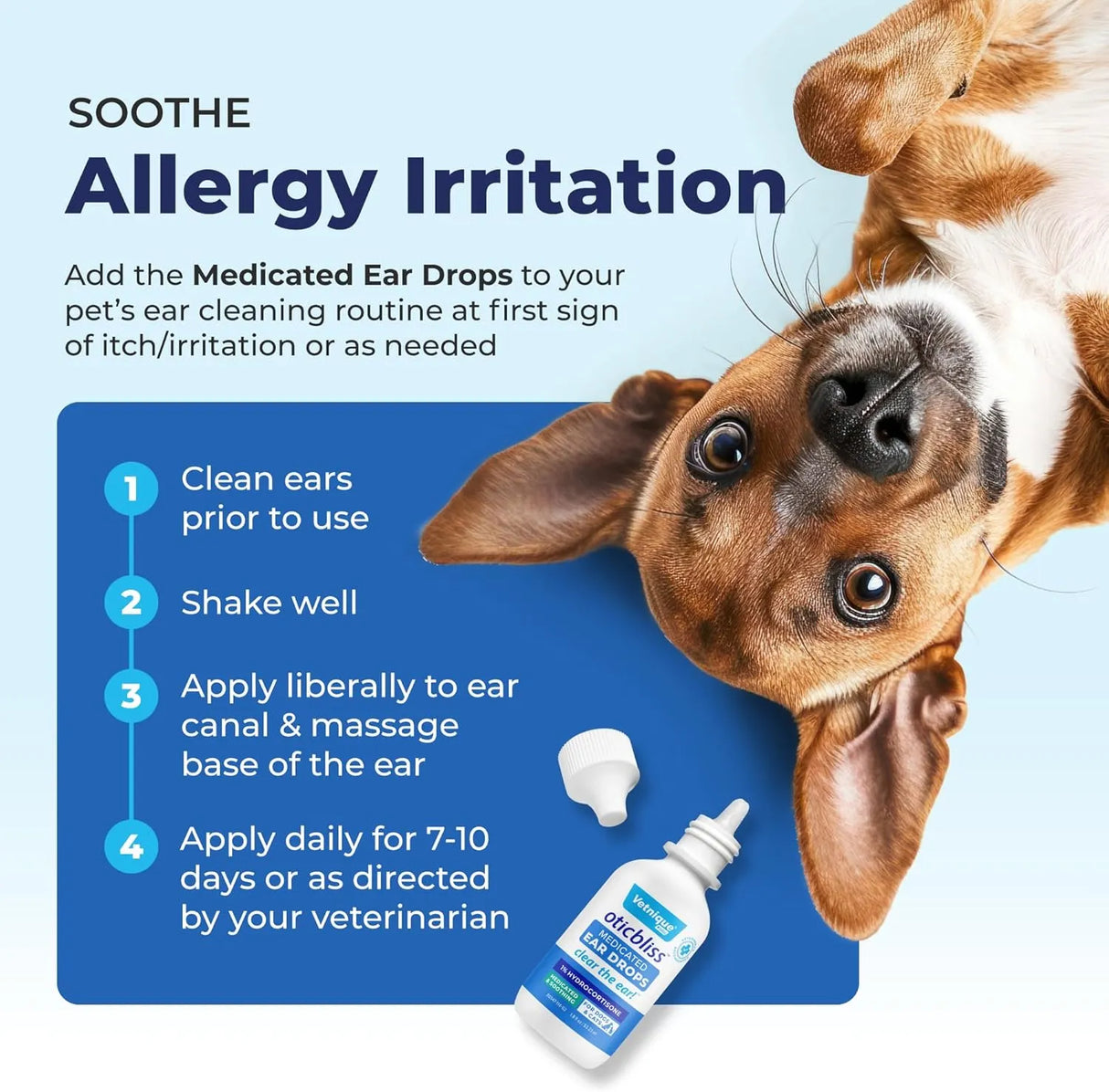 VETNIQUE - Vetnique Oticbliss Medicated Cat & Dog Ear Cleaner Drops 1.8 Fl.Oz. - The Red Vitamin MX - Cuidado Del Oído De Perros - {{ shop.shopifyCountryName }}