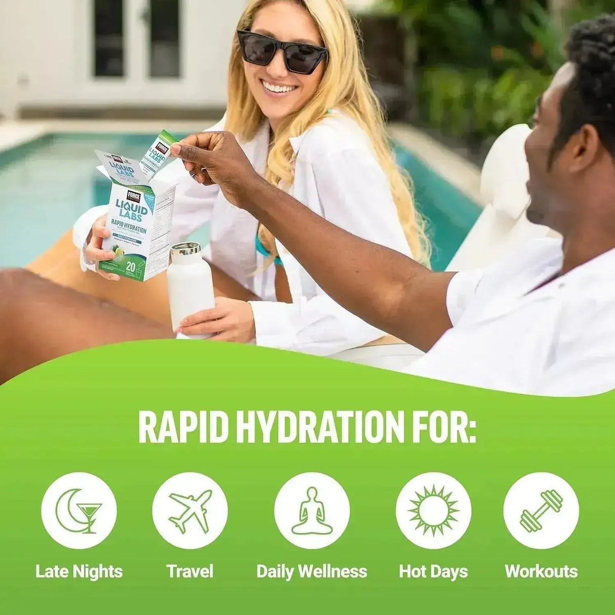 FORCE FACTOR - Force Factor Liquid Labs Electrolytes Powder Lemon Lime 20 Paquetes 2 Pack - The Red Vitamin MX - Suplementos Alimenticios - {{ shop.shopifyCountryName }}