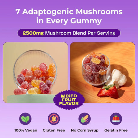 DROPS OF NATURE - Drops Of Nature Mushroom Gummies with Ashwagandha 246Gr. - The Red Vitamin MX - Suplementos Alimenticios - {{ shop.shopifyCountryName }}