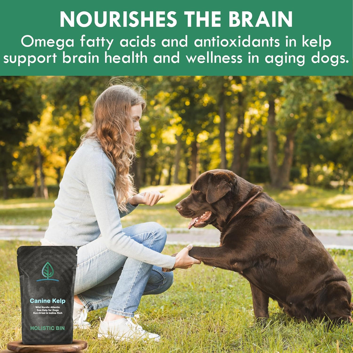 HOLISTIC BIN - Holistic Bin Canine Atlantic Sea Kelp for Dogs 50Gr. - The Red Vitamin MX - Suplementos Herbales Para Perros - {{ shop.shopifyCountryName }}