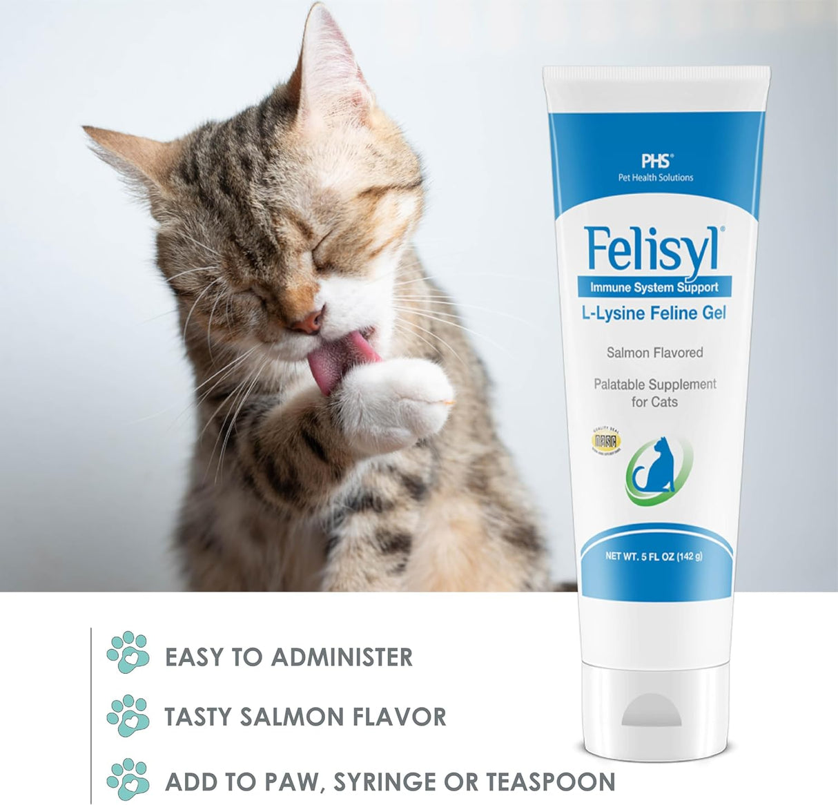 Felisyl L-Lysine Gel for Cats 5 Oz. 2 Pack