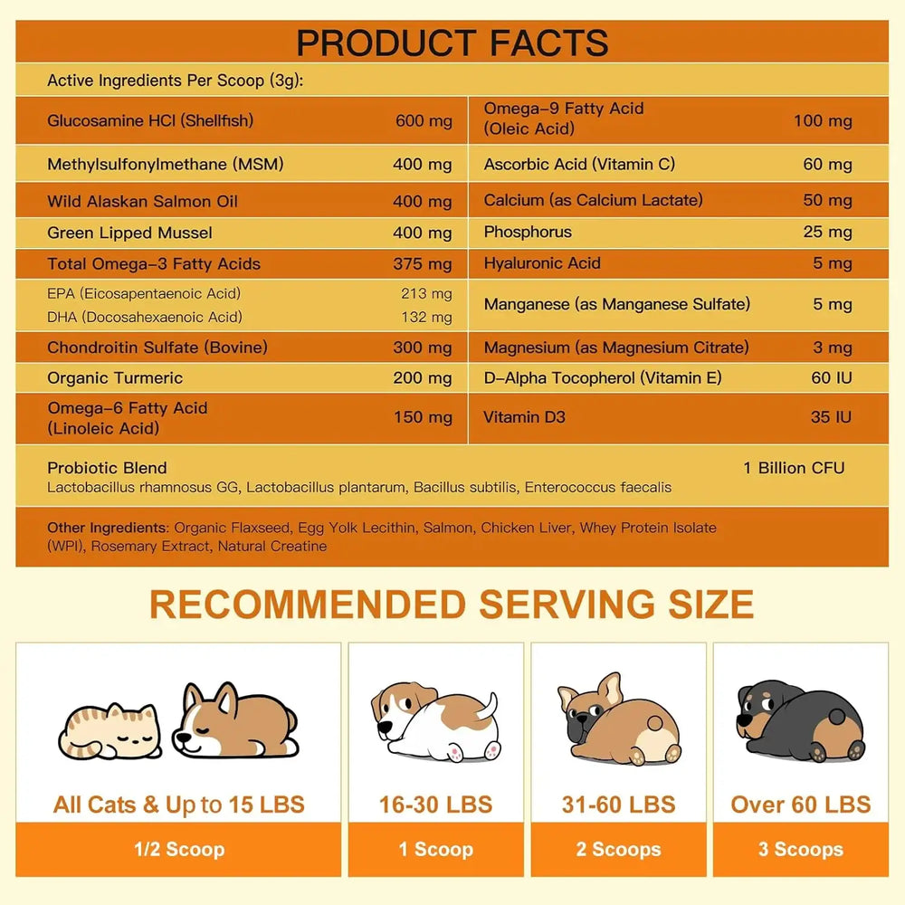 NATURE TARGET - NATURE TARGET Hip & Joint Glucosamine for Dogs 90 Servicios 270Gr. - The Red Vitamin MX - Cuidado De Cadera Y Articulaciones Para Perros - {{ shop.shopifyCountryName }}