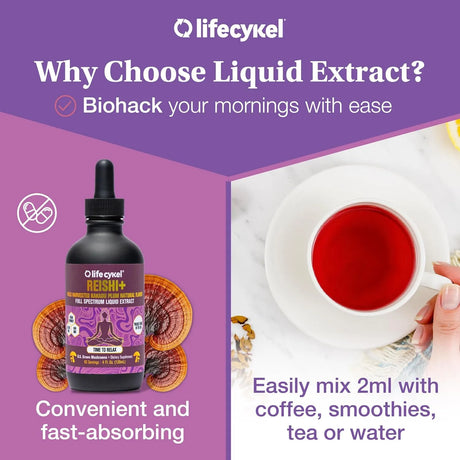 LIFE CYKEL - Life Cykel Reishi Mushroom Extract 2 Fl.Oz. - The Red Vitamin MX - Suplementos Alimenticios - {{ shop.shopifyCountryName }}