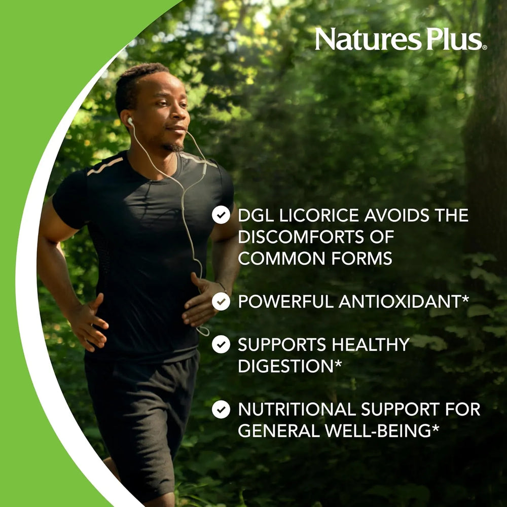 NATURES PLUS - Natures Plus Herbal Actives Licorice DGL 500Mg. 60 Capsulas - The Red Vitamin MX - Suplementos Alimenticios - {{ shop.shopifyCountryName }}
