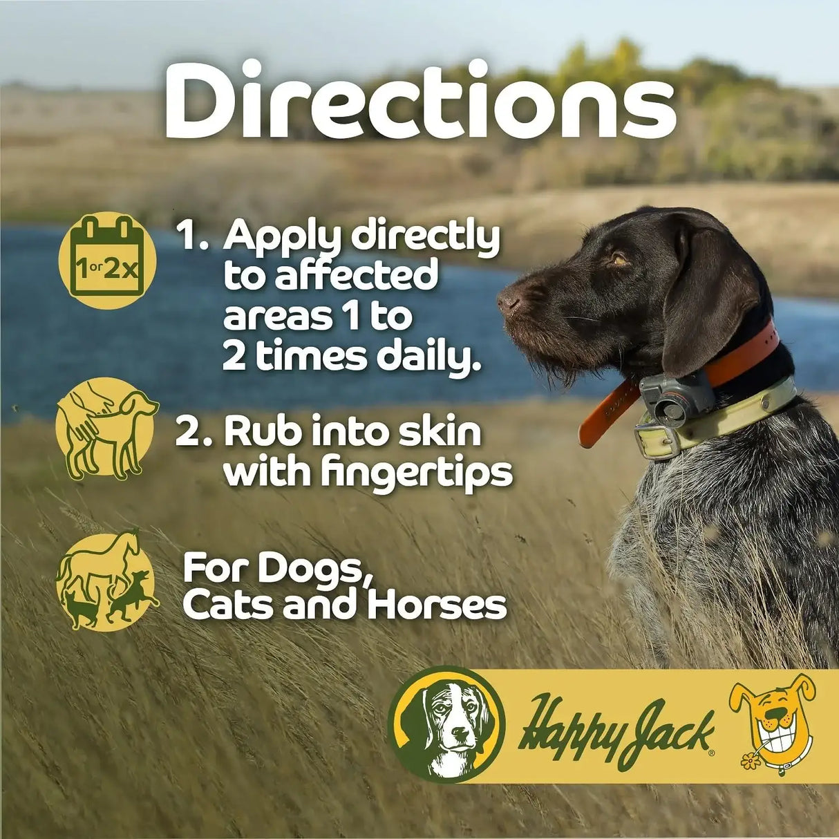 HAPPY JACK - Happy Jack Skin Balm Hot Spot & Itchy Skin Relief for Dogs 4 Fl.Oz. - The Red Vitamin MX - Remedios Para La Picazón De Perros - {{ shop.shopifyCountryName }}