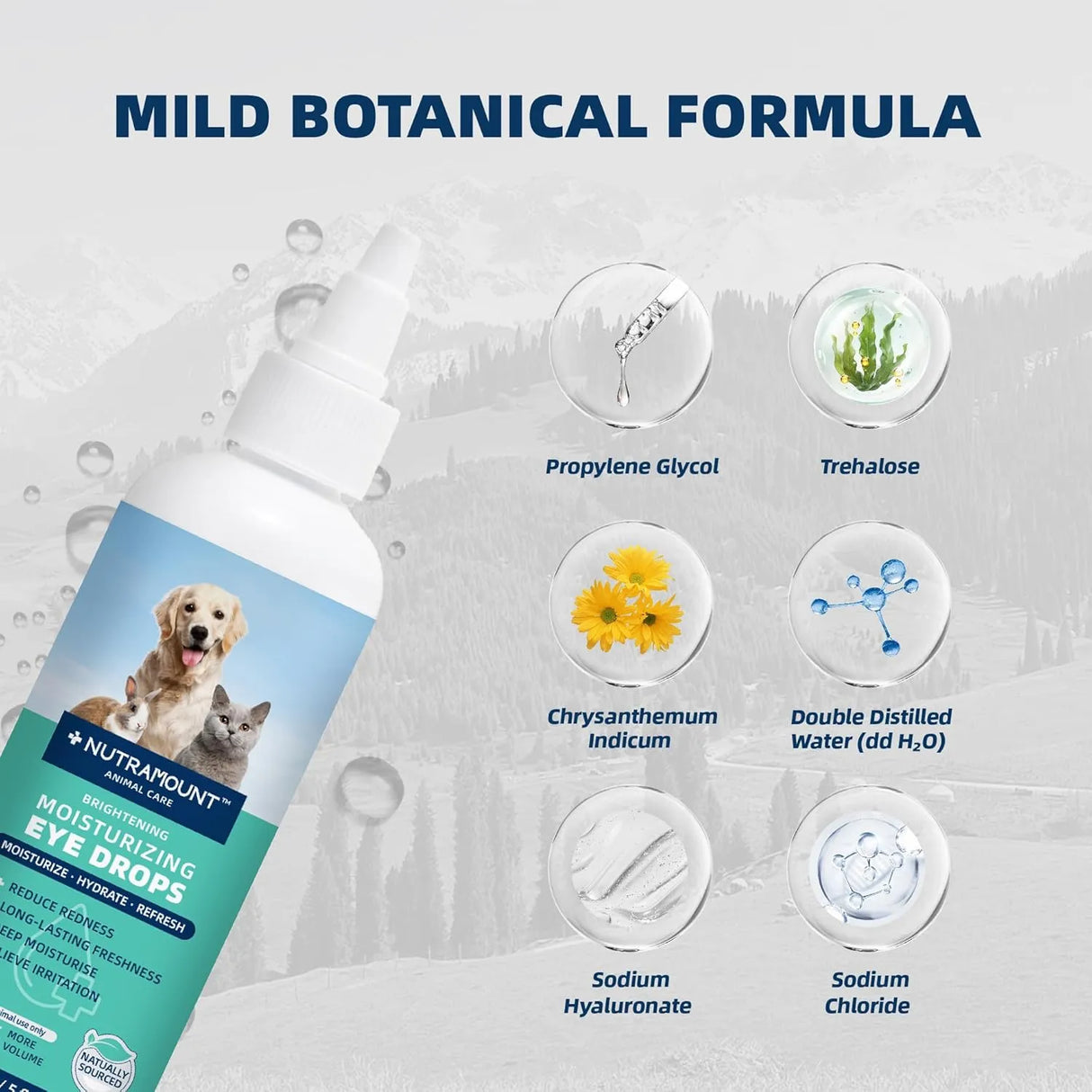 NUTRAMOUNT - Nutramount Moisturizing Eye Drops for Dogs Cats and Livestock 150Ml. - The Red Vitamin MX - Cuidado De Los Ojos De Los Perros - {{ shop.shopifyCountryName }}