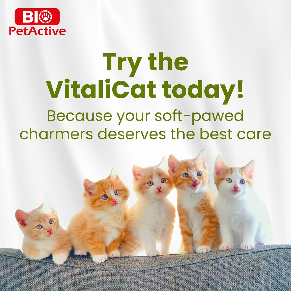 Bio Pet Active VitaliCAT Multivitamin for Cats 150 Tabletas Masticables