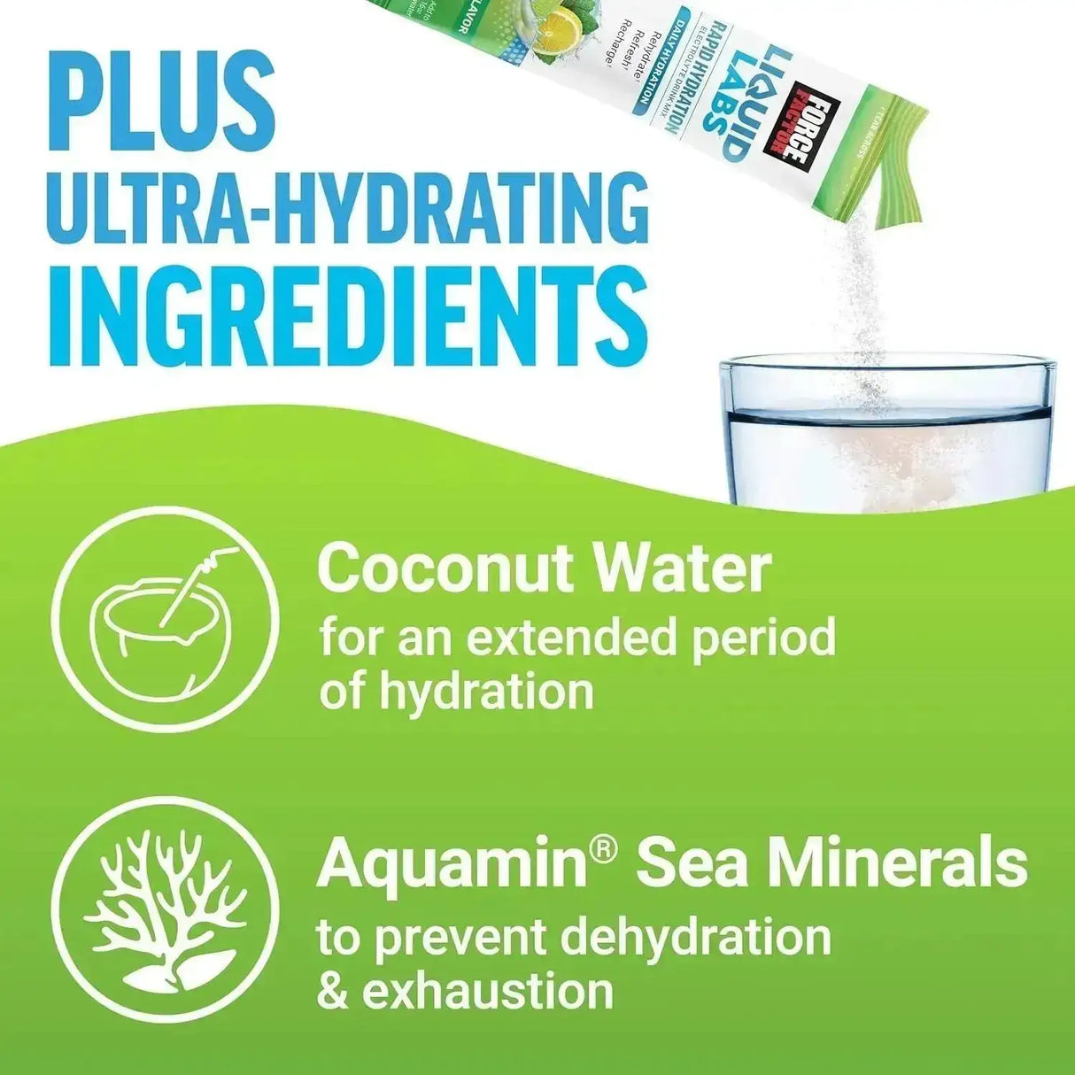 FORCE FACTOR - Force Factor Liquid Labs Electrolytes Powder Lemon Lime 20 Paquetes - The Red Vitamin MX - Suplementos Alimenticios - {{ shop.shopifyCountryName }}
