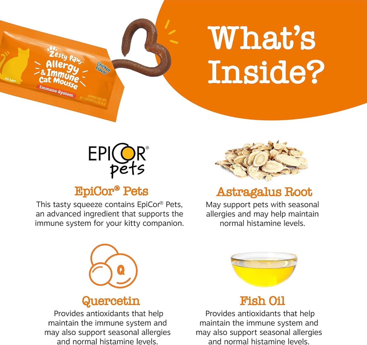 Zesty Paws Allergy & Immune Mousse Chicken 14 Paquetes