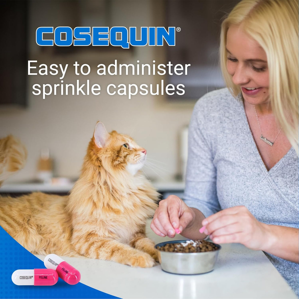 Nutramax Cosequin 80 Sprinkle Capsules for Cats 80 Capsulas