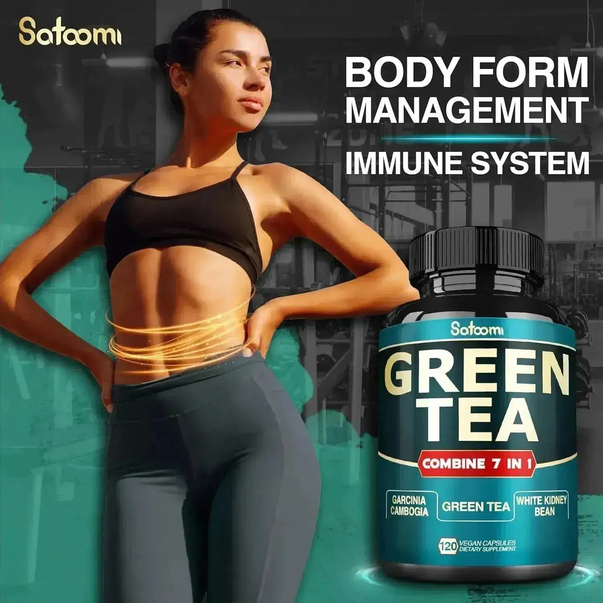 SATOOMI - Satoomi Green Tea Extract 13200Mg. 120 Capsulas - The Red Vitamin MX - Suplementos Alimenticios - {{ shop.shopifyCountryName }}