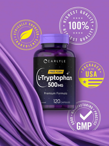 CARLYLE - Carlyle L-Tryptophan 500Mg. 120 Capsulas - The Red Vitamin MX - Suplementos Alimenticios - {{ shop.shopifyCountryName }}