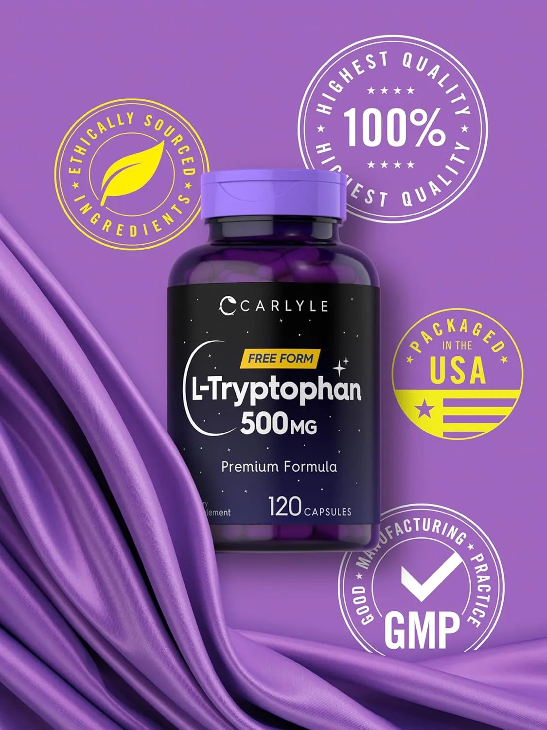 CARLYLE - Carlyle L-Tryptophan 500Mg. 120 Capsulas - The Red Vitamin MX - Suplementos Alimenticios - {{ shop.shopifyCountryName }}