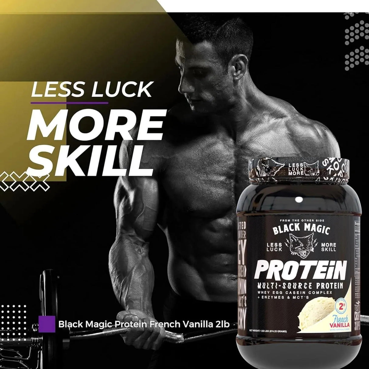 BLACK MAGIC - Black Magic Multi-Source Protein Powder French Vanilla 874Gr. - The Red Vitamin MX - Suplementos Alimenticios - {{ shop.shopifyCountryName }}