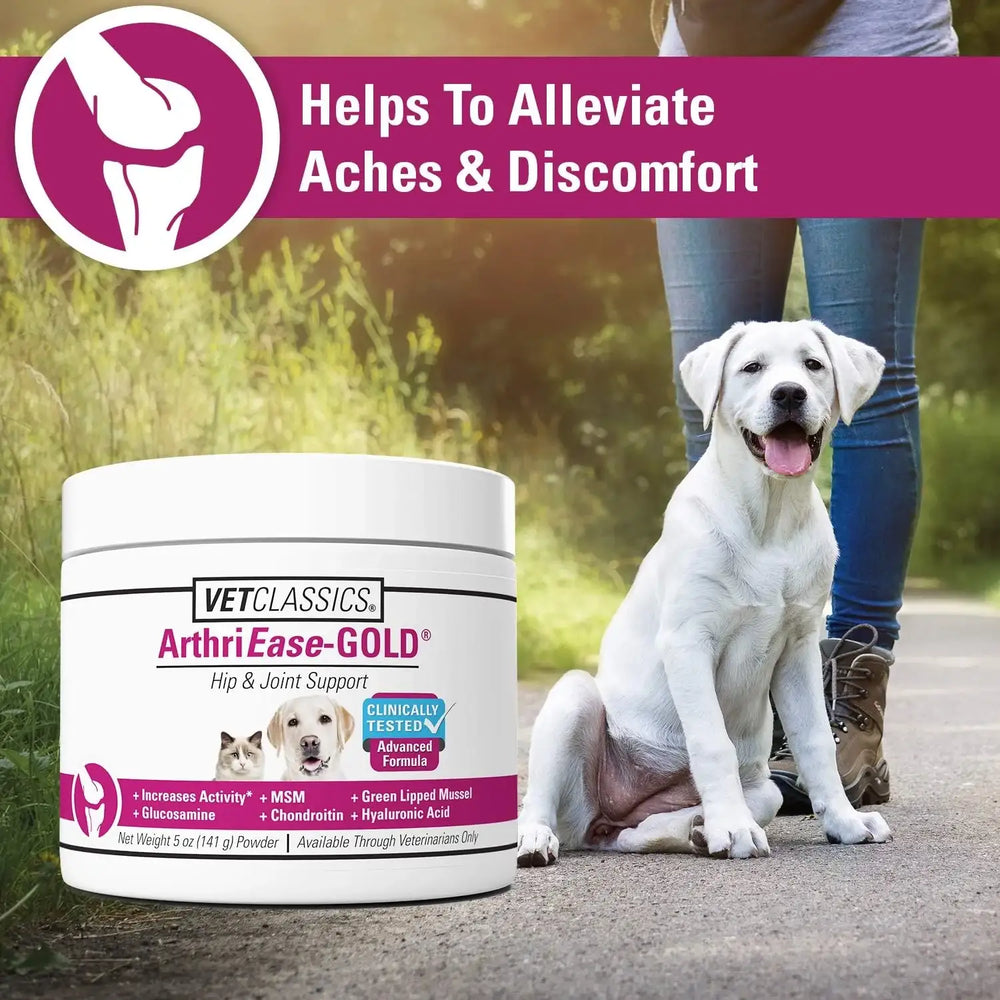 VET CLASSICS - Vet Classics ArthriEase-Gold Hip & Joint Support for Dogs 141Gr. - The Red Vitamin MX - Cuidado De Cadera Y Articulaciones Para Perros - {{ shop.shopifyCountryName }}