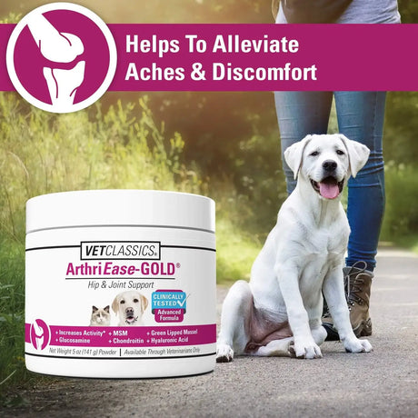 VET CLASSICS - Vet Classics ArthriEase-Gold Hip & Joint Support for Dogs 141Gr. - The Red Vitamin MX - Cuidado De Cadera Y Articulaciones Para Perros - {{ shop.shopifyCountryName }}
