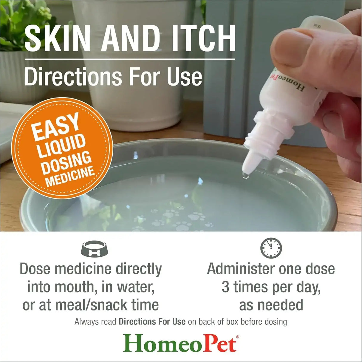 HOMEOPET - HomeoPet Skin and Itch Safe and Natural Itch Relief for Dogs and Cats 15Ml. - The Red Vitamin MX - Remedios Para La Picazón De Perros - {{ shop.shopifyCountryName }}