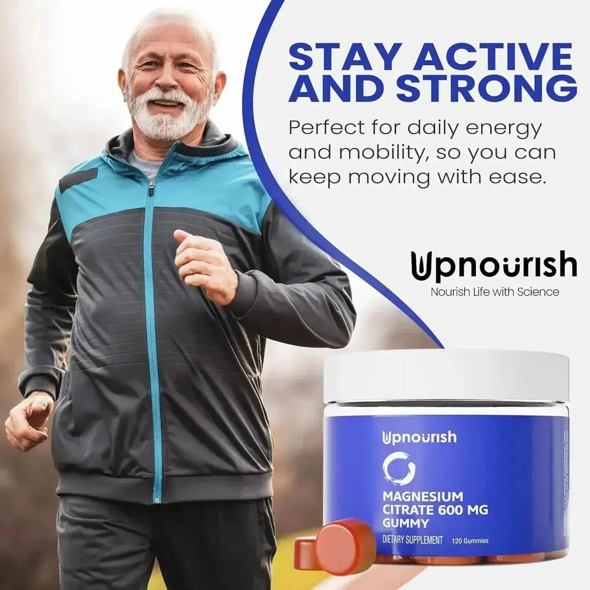 UPNOURISH - UpNourish Magnesium Gummies for Adults & Kids 120 Gomitas - The Red Vitamin MX - Suplementos Alimenticios - {{ shop.shopifyCountryName }}
