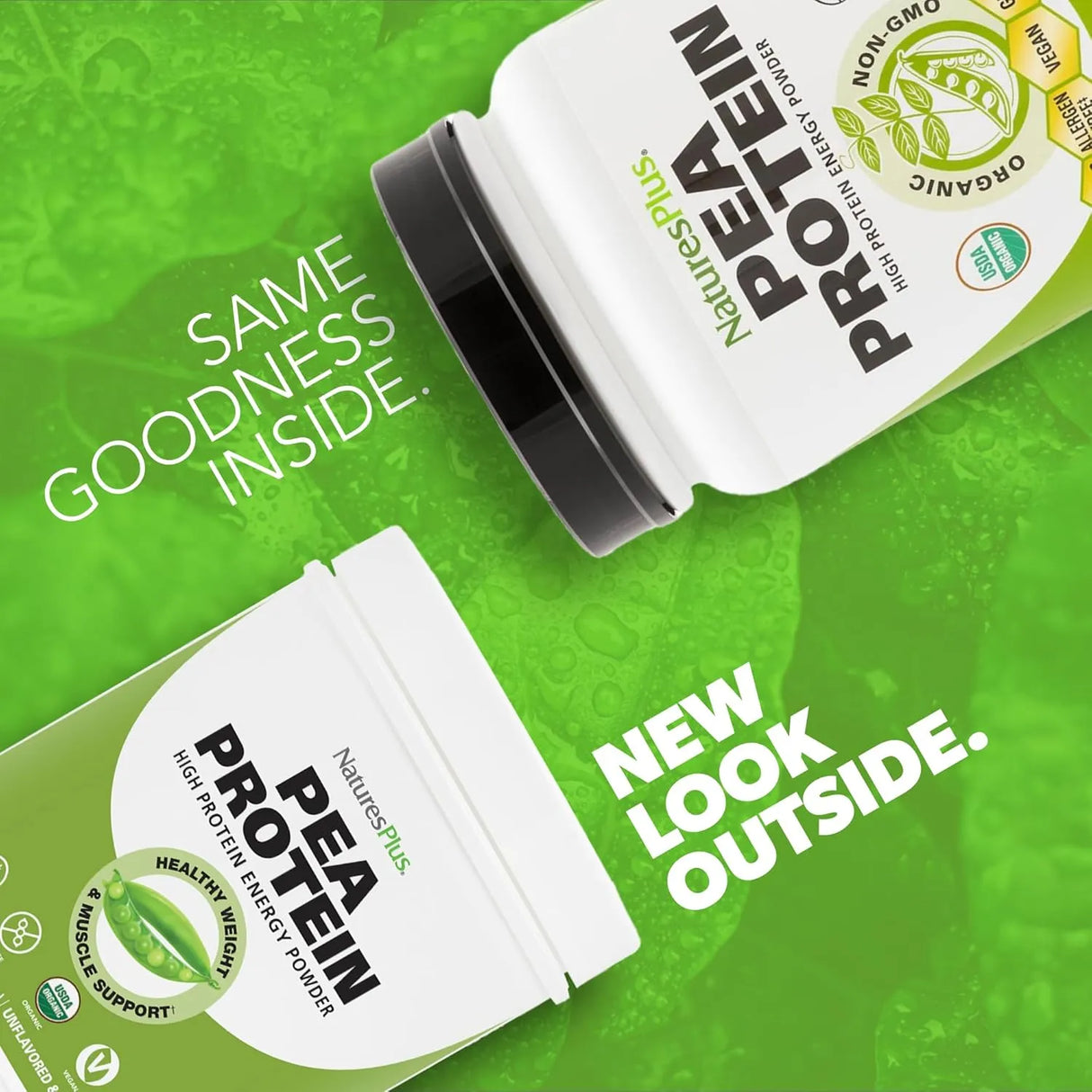 NATURES PLUS - Natures Plus Organic Pea Protein 25 Servicios 500Gr. - The Red Vitamin MX - Suplementos Alimenticios - {{ shop.shopifyCountryName }}