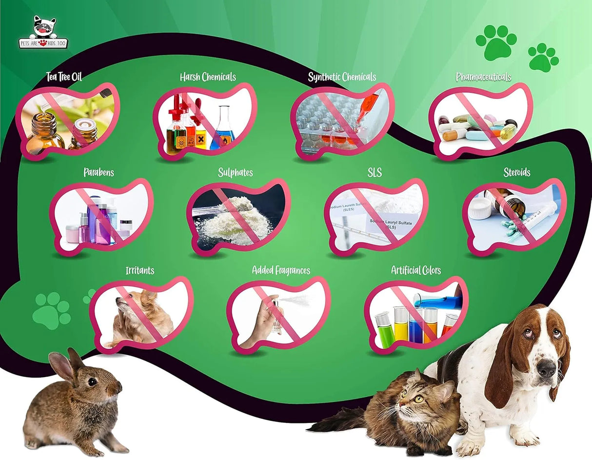 PETS ARE KIDS TOO - Pets Are Kids Too Cat & Dog Ear Cleaner Solution 8 Fl.Oz. - The Red Vitamin MX - Cuidado Del Oído De Perros - {{ shop.shopifyCountryName }}