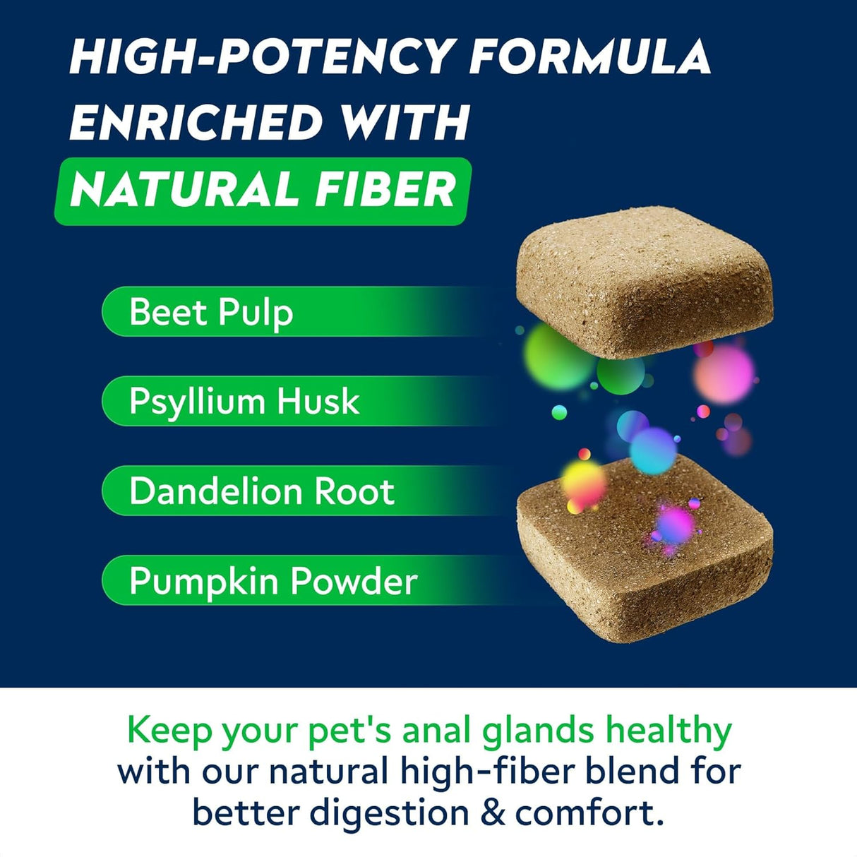 STRELLALAB Anal Gland Support Chews 120 Masticables