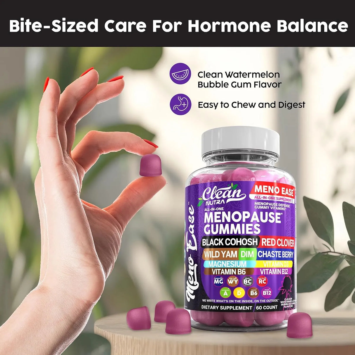CLEAN NUTRACEUTICALS - Clean Nutraceuticals Menopause Supplement for Women Gummies 60 Gomitas 2 Pack - The Red Vitamin MX - Suplementos Alimenticios - {{ shop.shopifyCountryName }}