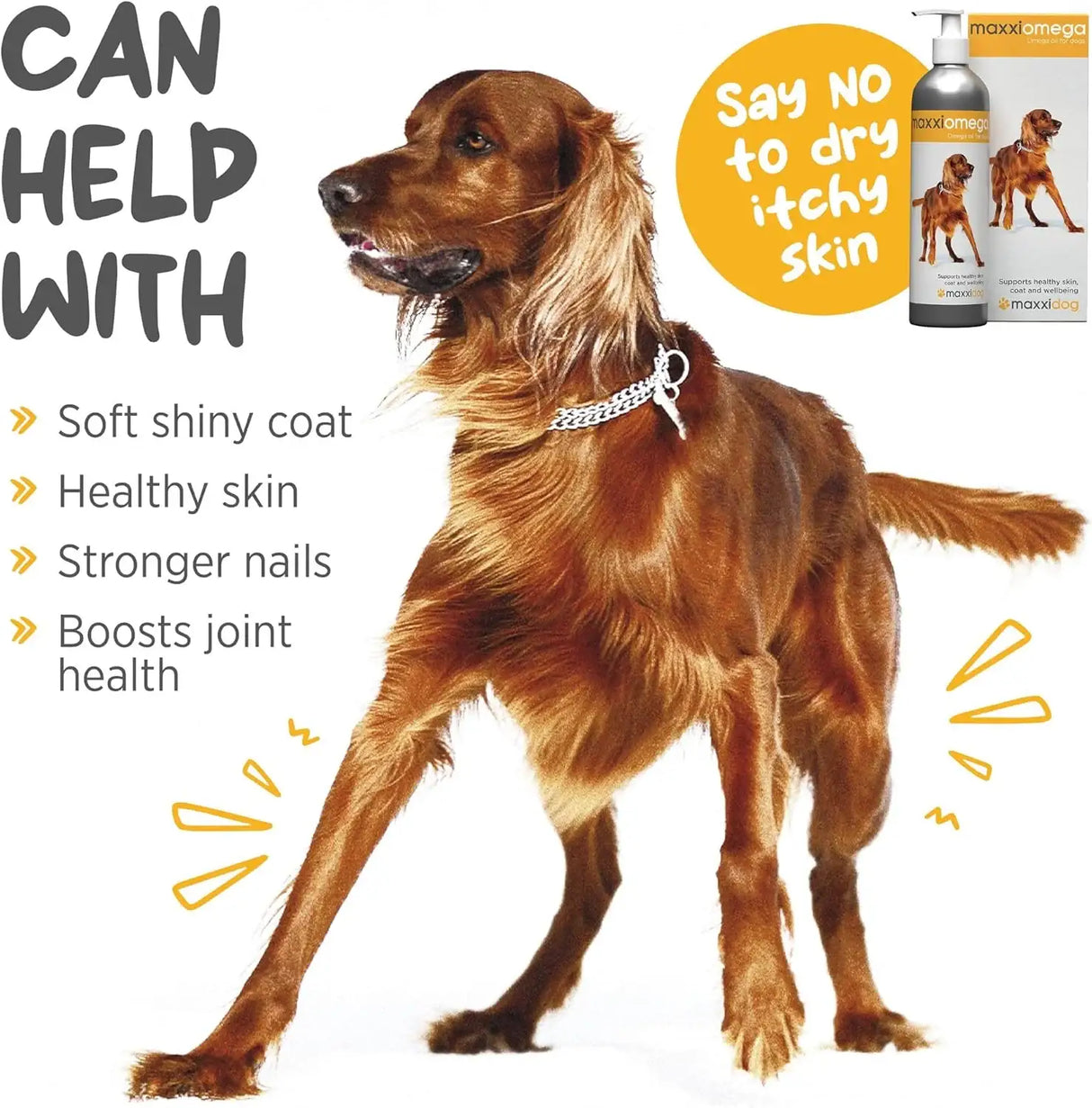 MAXXIPAWS - Maxxipaws Maxxiomega Omega 3, 6 & 9 Oil Supplement 10 Fl.Oz. - The Red Vitamin MX - Aceite De Pescado Para Perros - {{ shop.shopifyCountryName }}