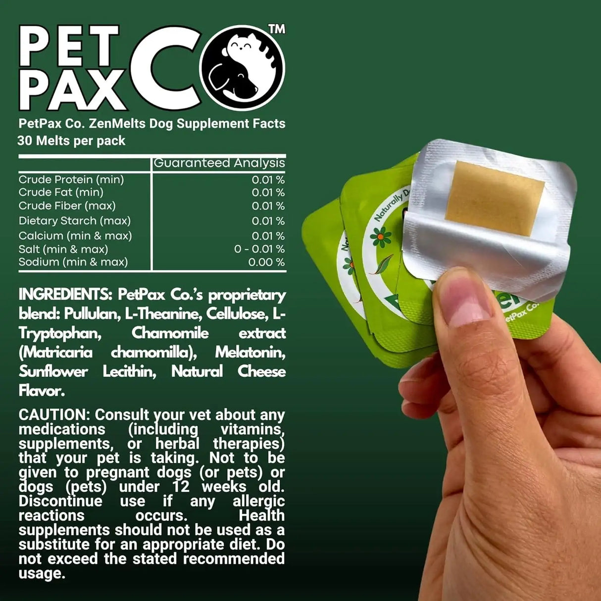 ZENMELTS - ZenMelts Dogs Anxiety Relief Calming 30 Strips - The Red Vitamin MX - Relajantes Para Perros - {{ shop.shopifyCountryName }}