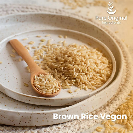 PURE ORIGINAL INGREDIENTS - Pure Original Ingredients Brown Rice Vegan Protein Powder 453Gr. - The Red Vitamin MX - Suplementos Alimenticios - {{ shop.shopifyCountryName }}