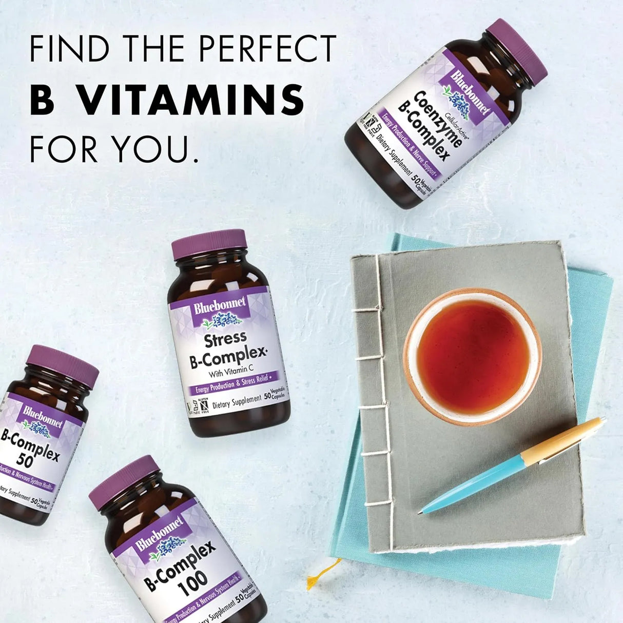 BLUEBONNET NUTRITION - Bluebonnet Nutrition Stress Relief B Complex 50 Capsulas - The Red Vitamin MX - Suplementos Alimenticios - {{ shop.shopifyCountryName }}