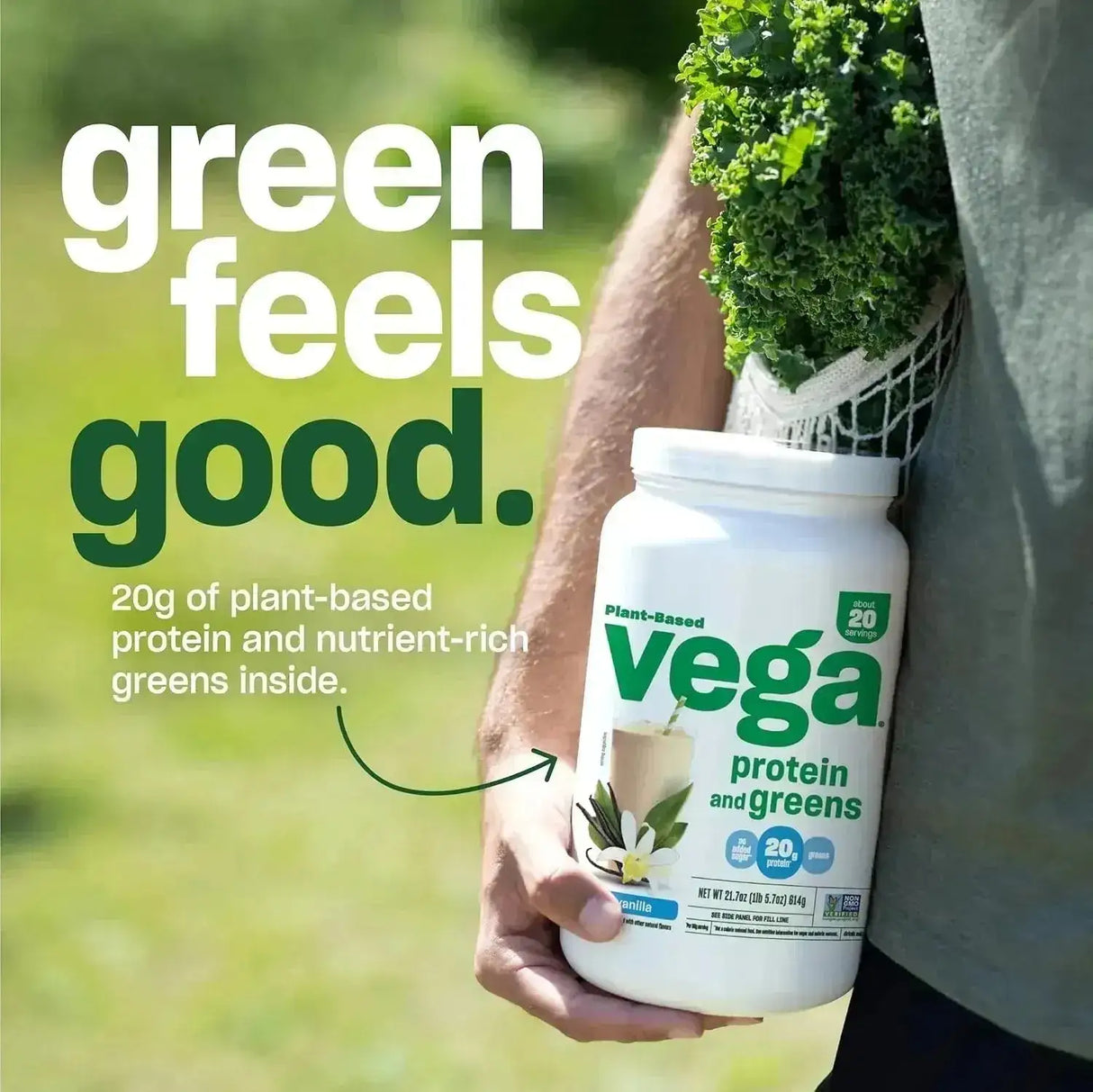 VEGA - Vega Protein & Greens Powder Vanilla 760Gr. - The Red Vitamin MX - Suplementos Alimenticios - {{ shop.shopifyCountryName }}