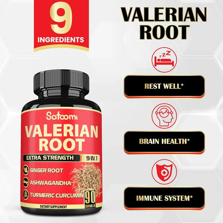 SATOOMI - Satoomi Valerian Root 90 Capsulas - The Red Vitamin MX - Suplementos Alimenticios - {{ shop.shopifyCountryName }}