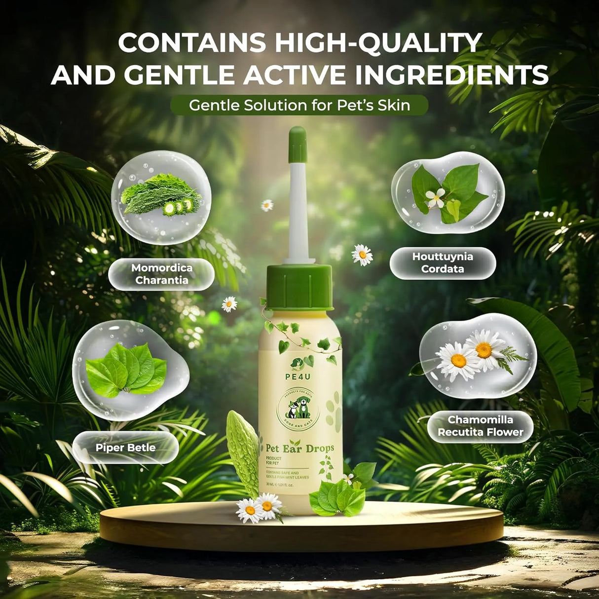 PE4U - PE4U Ear Drops for Dogs and Cats 1 Fl.Oz. - The Red Vitamin MX - Cuidado Del Oído De Perros - {{ shop.shopifyCountryName }}