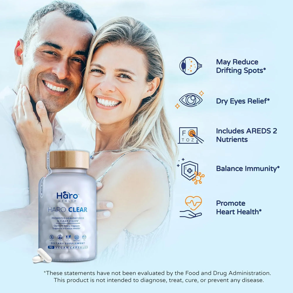 HARO HEALTH - Haro Health HARO Clear Eye Vitamins 90 Capsulas - The Red Vitamin MX - Suplementos Alimenticios - {{ shop.shopifyCountryName }}
