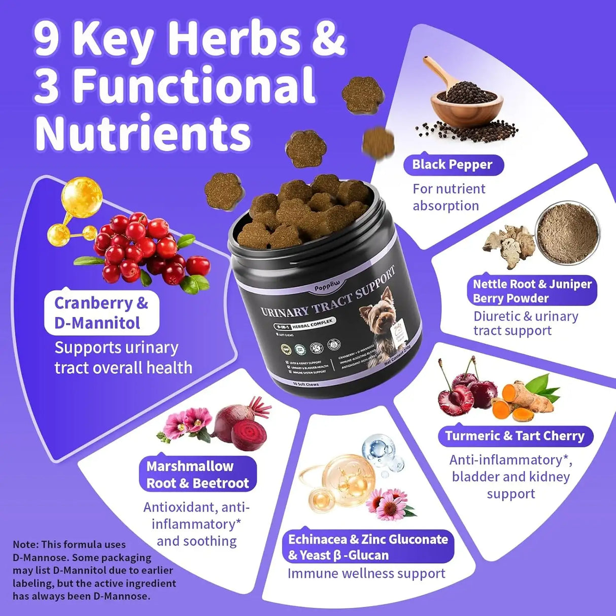 POPPAW - POPPAW Cranberry Supplement for Dog UTI Treatment BACON 90 Masticables - The Red Vitamin MX - Salud De Tracto Urinario Para Perros - {{ shop.shopifyCountryName }}