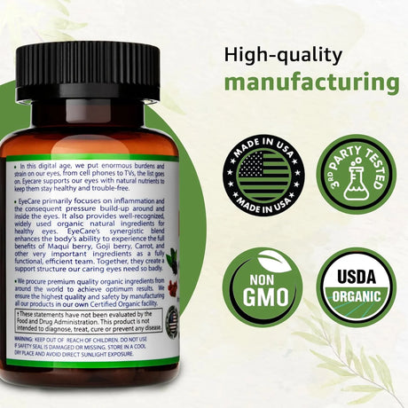 BODYMUNE - Bodymune EyeCare Eye Health Lutein Zeaxanthin 60 Capsulas - The Red Vitamin MX - Suplementos Alimenticios - {{ shop.shopifyCountryName }}