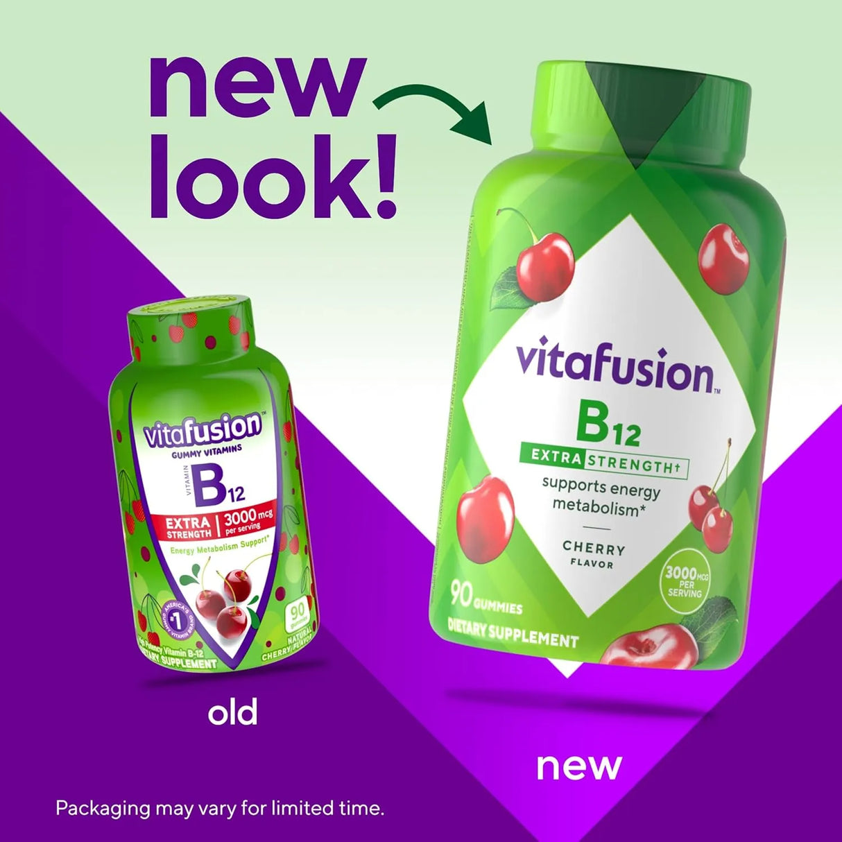 VITAFUSION - Vitafusion Extra Strength Vitamin B12 Gummy 90 Gomitas - The Red Vitamin MX - Suplementos Alimenticios - {{ shop.shopifyCountryName }}