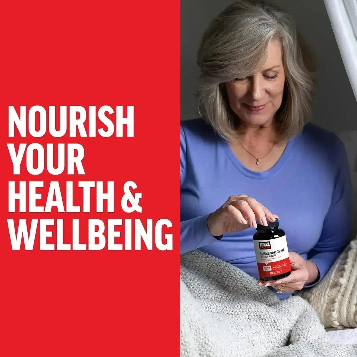 FORCE FACTOR - Force Factor Magnesium Citrate 150Mg. 180 Capsulas - The Red Vitamin MX - Suplementos Alimenticios - {{ shop.shopifyCountryName }}