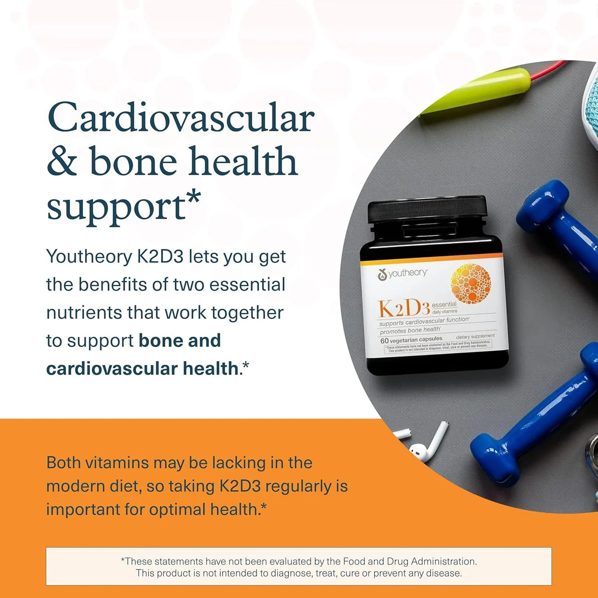 YOUTHEORY - Youtheory K2D3 60 Capsulas - The Red Vitamin MX - Suplementos Alimenticios - {{ shop.shopifyCountryName }}