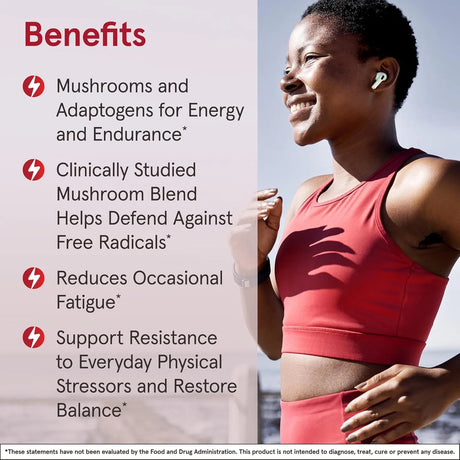 JARROW FORMULAS - Jarrow Formulas Energy Optimizer Mushrooms Adaptogens 90 Capsulas - The Red Vitamin MX - Suplementos Alimenticios - {{ shop.shopifyCountryName }}