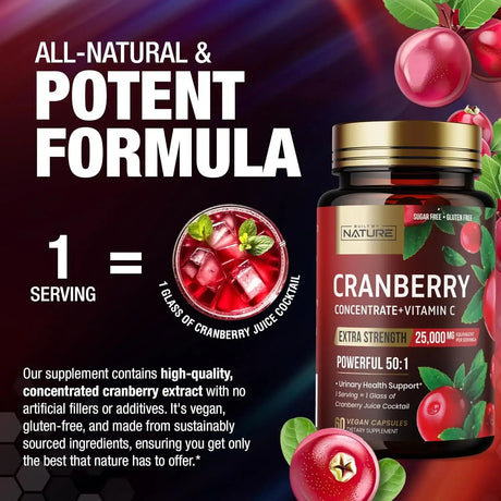 BUILT BY NATURE - Built by Nature Cranberry Pills 25,000Mg. 60 Capsulas - The Red Vitamin MX - Suplementos Alimenticios - {{ shop.shopifyCountryName }}