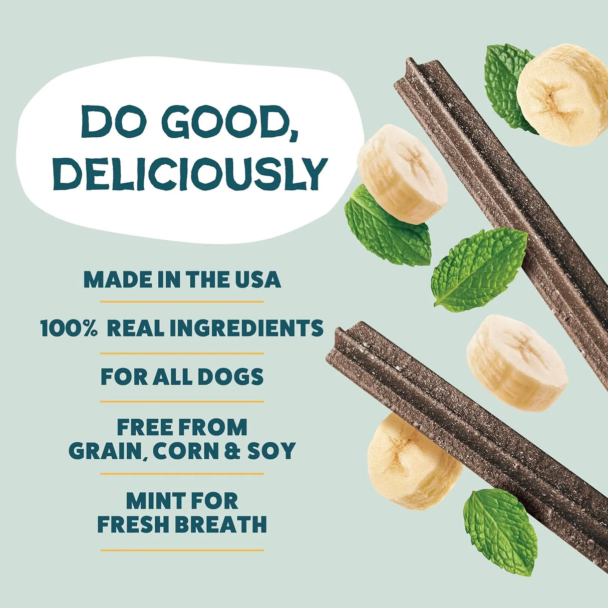 SHAMELESS PETS - Shameless Pets Banana Bone-Anza Dental Treats for Dogs 8 Piezas - The Red Vitamin MX - Cuidado Dental Para Perros - {{ shop.shopifyCountryName }}