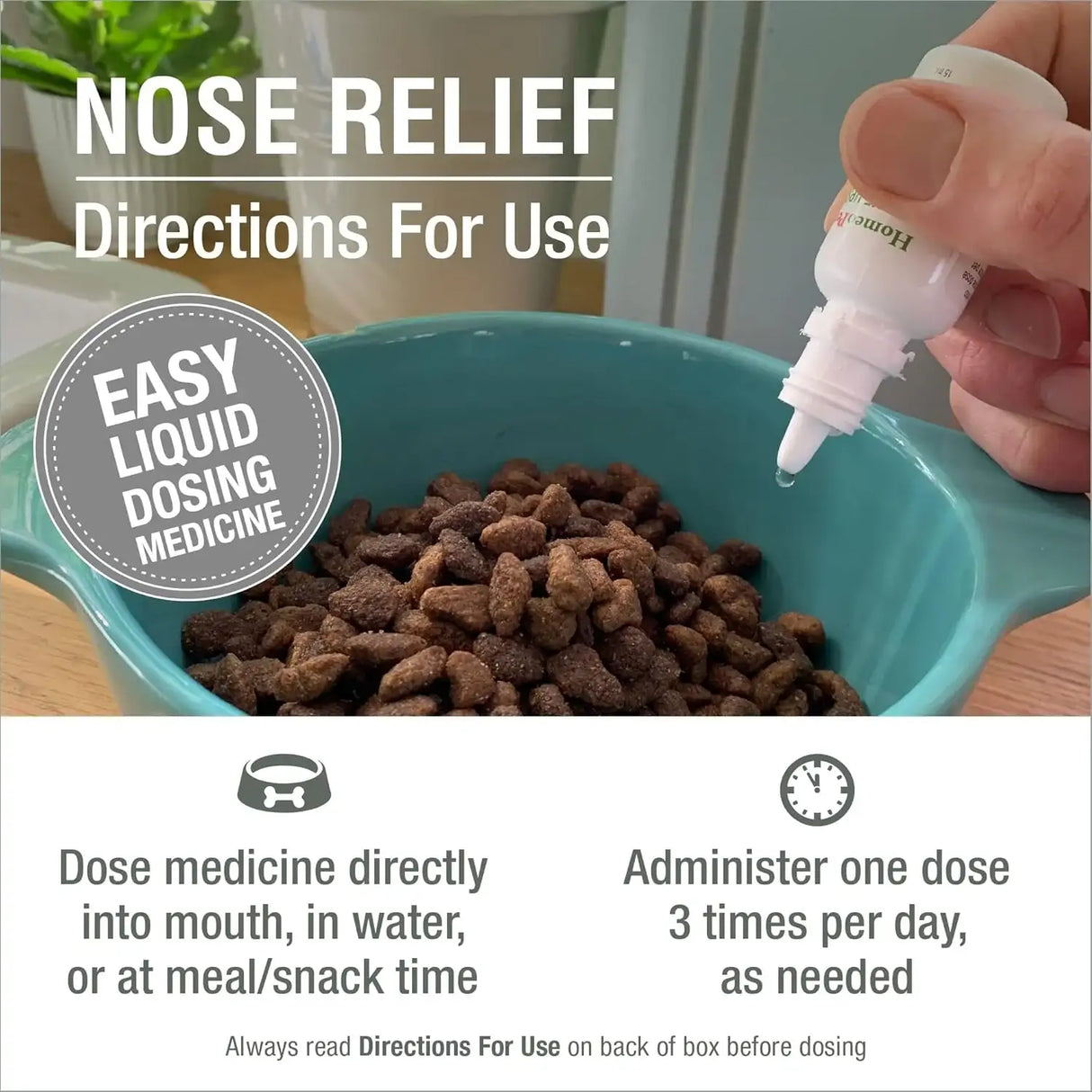 HOMEOPET - HomeoPet Nose Relief Safe and Natural Sinus Supplement 15Ml. - The Red Vitamin MX - Medicamentos Sin Receta Para Perros - {{ shop.shopifyCountryName }}