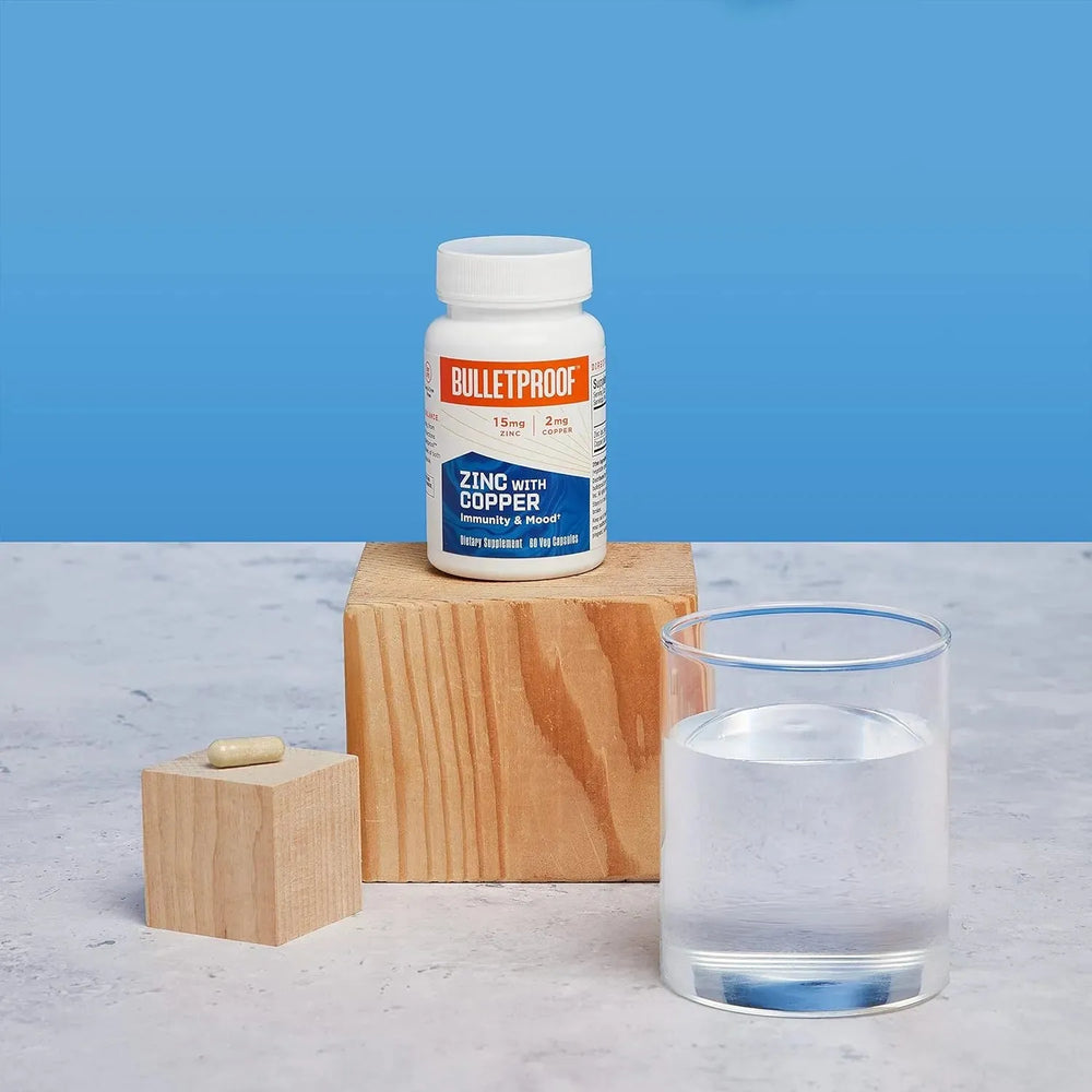 BULLETPROOF - Bulletproof Zinc with Copper 60 Capsulas - The Red Vitamin MX - Suplementos Alimenticios - {{ shop.shopifyCountryName }}