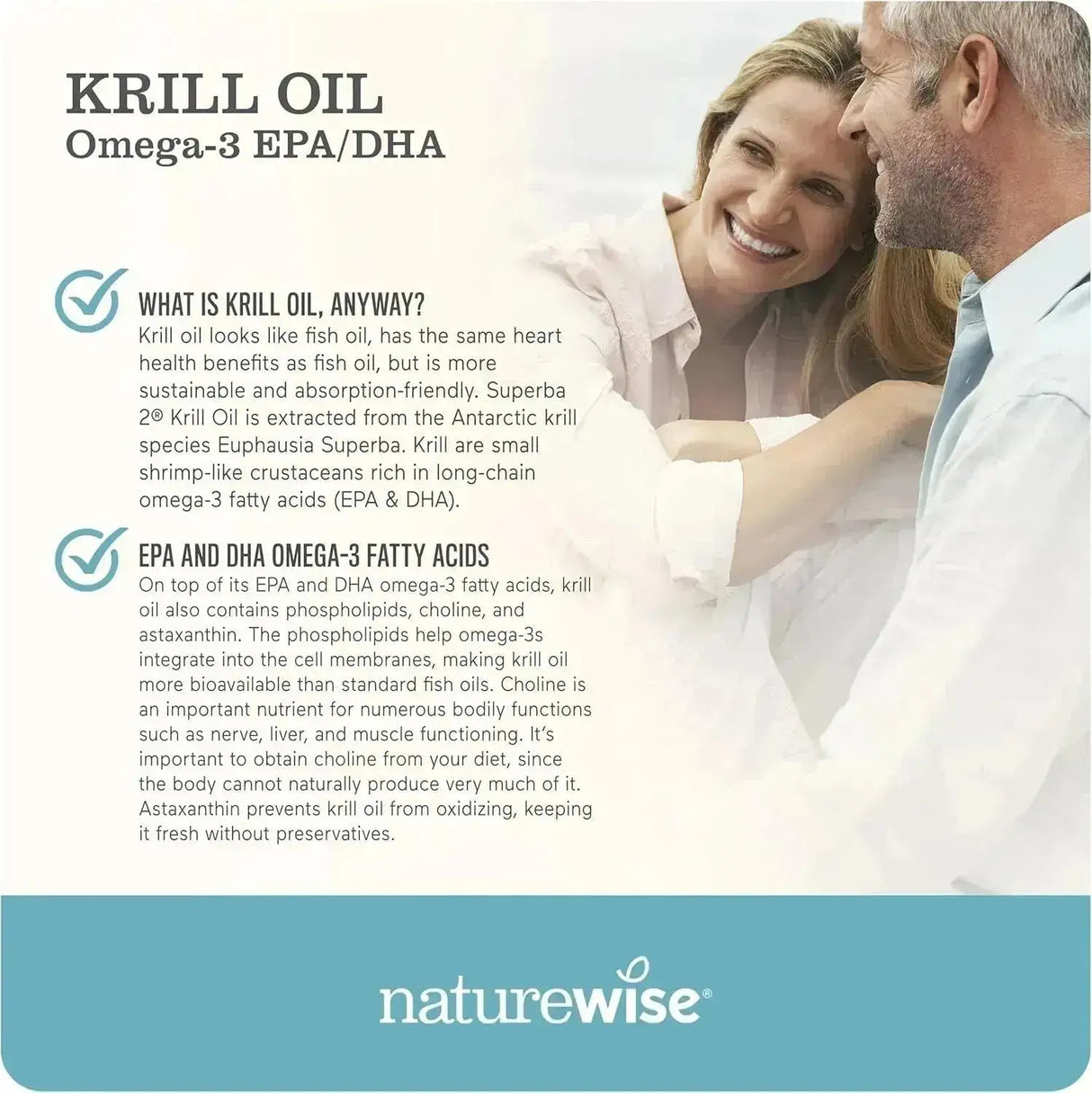 NATUREWISE - NatureWise Antarctic Krill Oil 1000Mg. 120 Capsulas Blandas - The Red Vitamin MX - Suplementos Alimenticios - {{ shop.shopifyCountryName }}